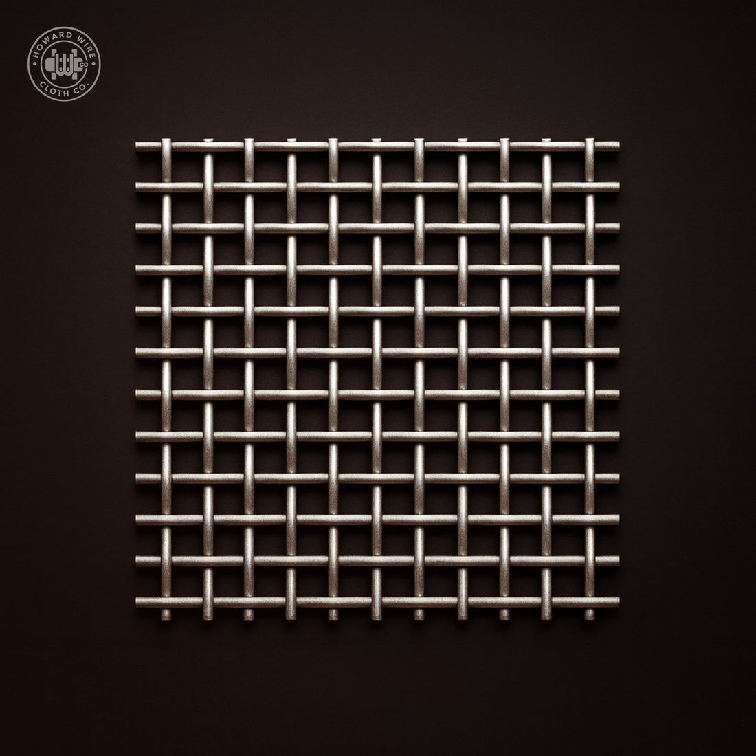 3/8" Mesh - .105" Wire Diameter - 304 Stainless Steel Crimped Woven Wire - 60" Wide - Howard Wire Cloth Co.