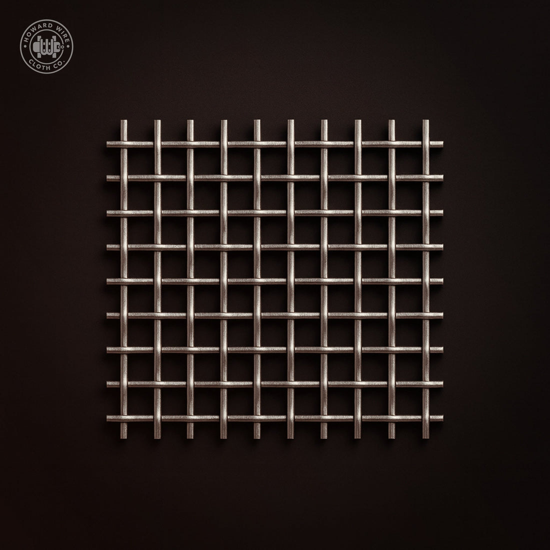 1/2" Mesh - .080" Wire Diameter - 304 Stainless Steel Crimped Woven Wire - Howard Wire Cloth Co.