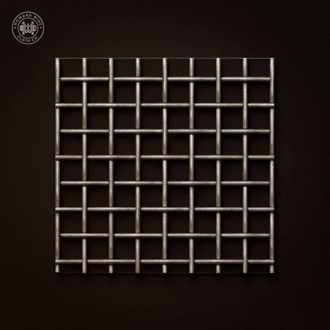 5/8" Mesh - .105" Wire Diameter - 304 Stainless Steel Crimped Woven Wire - Howard Wire Cloth Co.