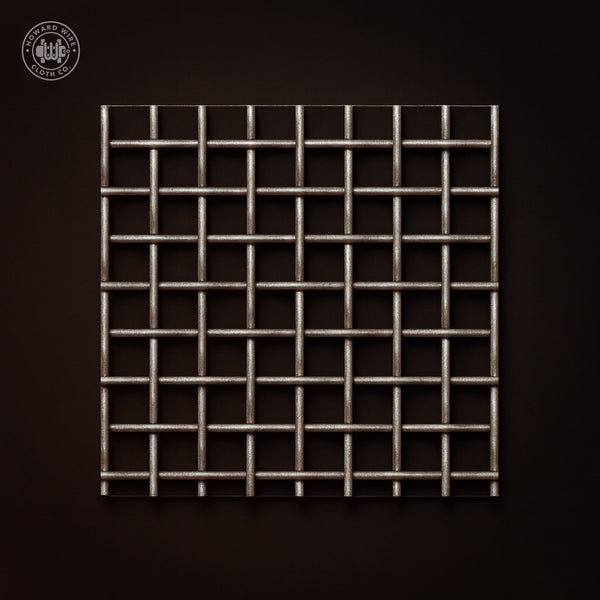 5/8" Mesh - .105" Wire Diameter - 304 Stainless Steel Crimped Woven Wire - Howard Wire Cloth Co.