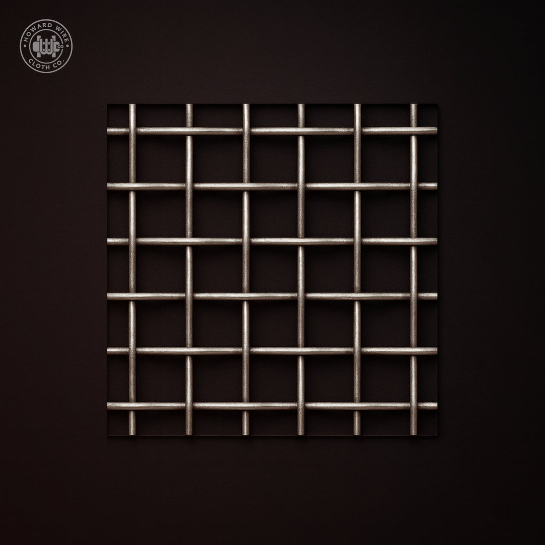 7/8" Mesh - .105" Wire Diameter - 304 Stainless Steel Crimped Woven Wire - 60" Wide - Howard Wire Cloth Co.