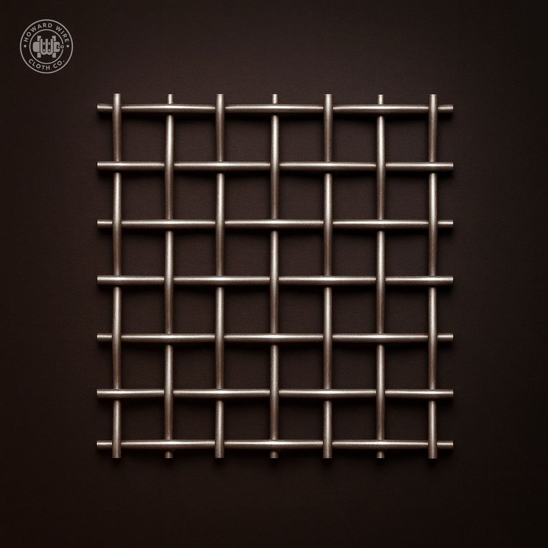 1-1/2" Mesh - .105" Wire Diameter - 316 Stainless Steel Woven Wire - 48" Wide - Howard Wire Cloth Co.