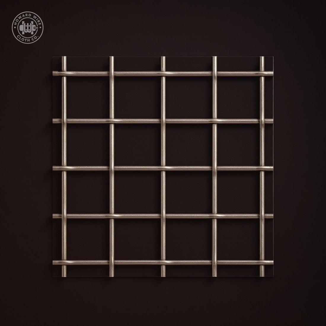 2-3/4" Mesh - .054" Wire Diameter - 316 Stainless Steel Woven Wire - 48" Wide - Howard Wire Cloth Co.