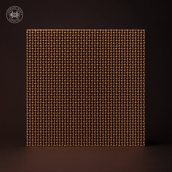 100 Mesh - .0045" Wire Diameter - Bronze Woven Wire - 36" Wide - Howard Wire Cloth Co.