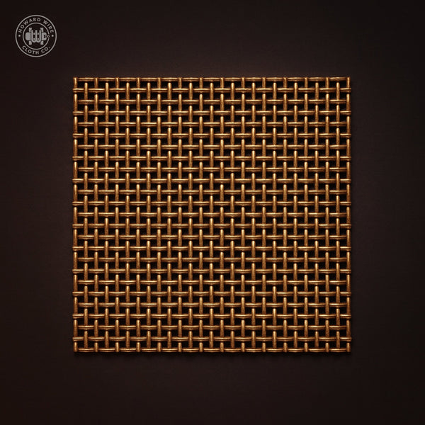 16 Mesh - .018" Wire Diameter - Bronze Woven Wire - Howard Wire Cloth Co.