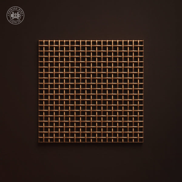 60 Mesh - .0075" Wire Diameter - Bronze Woven Wire - 36" Wide - Howard Wire Cloth Co.