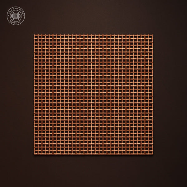 10 Mesh - .025" Wire Diameter - Copper Woven Wire - Howard Wire Cloth Co.