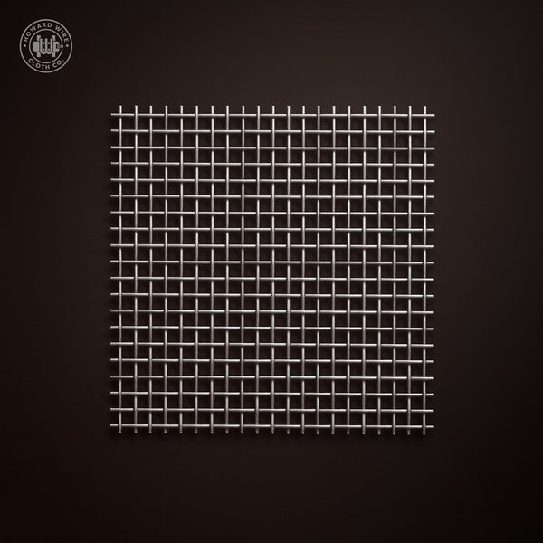 4 Mesh - .035" Wire Diameter - Galvanized Woven Wire - 36" Wide - Howard Wire Cloth Co.