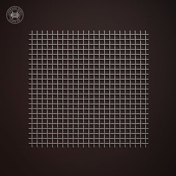 6 Mesh - .028" Wire Diameter - Galvanized Woven Wire - 48" Wide - Howard Wire Cloth Co.