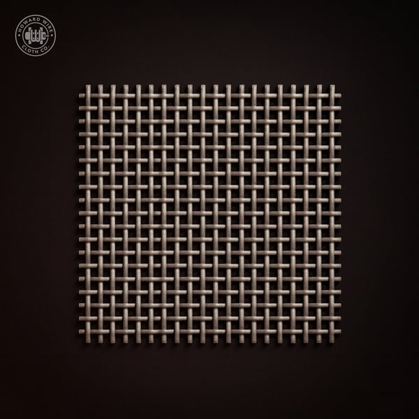 6 Mesh - .035" Wire Diameter - Galvanized Woven Wire - 36" Wide - Howard Wire Cloth Co.