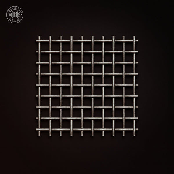 Galvanized Steel · Woven Wire Mesh · 3/8" · .080" Wire · GU3/8"080Q - Howard Wire Cloth Co.