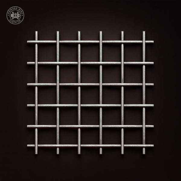 3/4" Mesh - .080" Wire Diameter - Galvanized Woven Wire - 36" Wide - Howard Wire Cloth Co.