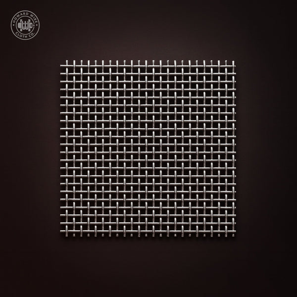 10 Mesh - .035" Wire Diameter - Plain Steel Woven Wire - Howard Wire Cloth Co.