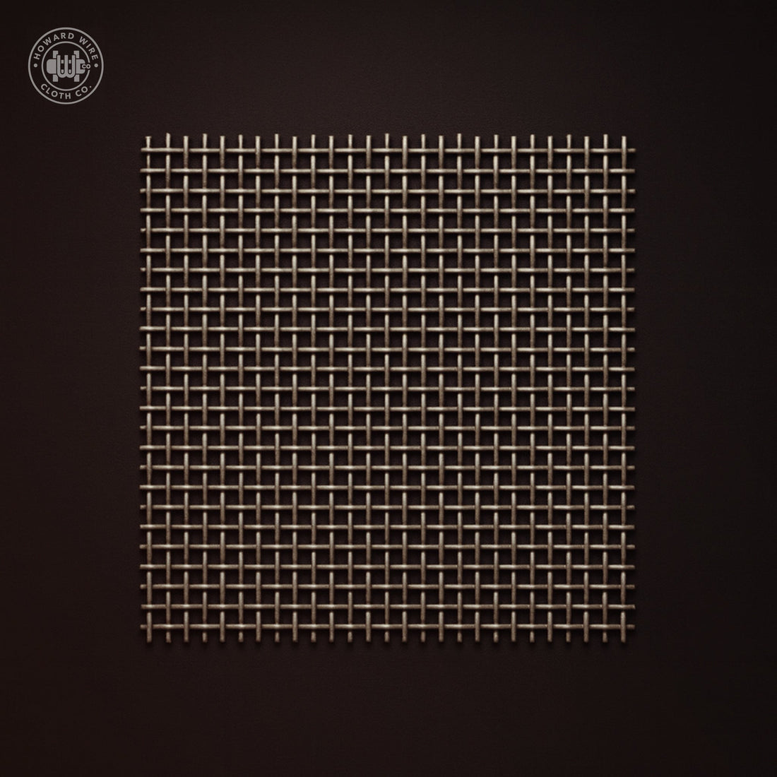 12 Mesh - .023" Wire Diameter - Plain Steel Woven Wire - 36" Wide - Howard Wire Cloth Co.