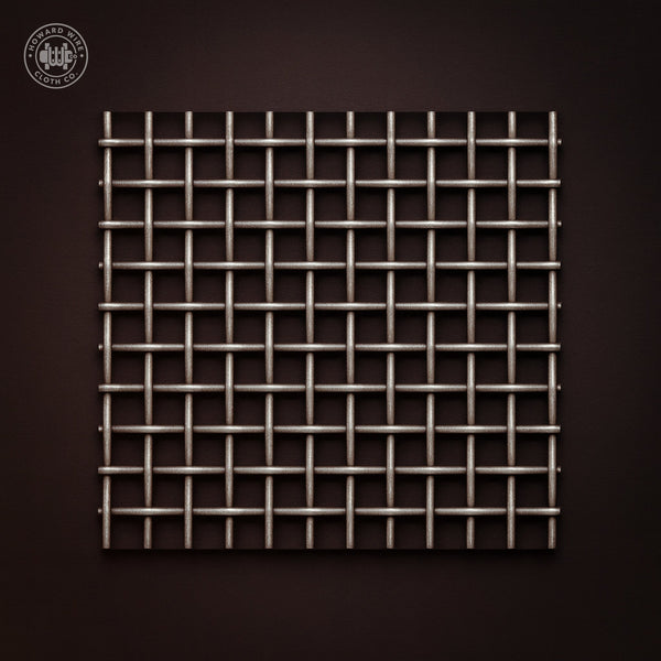 2 Mesh - .054" Wire Diameter - Plain Steel Woven Wire - 60" Wide - Howard Wire Cloth Co.