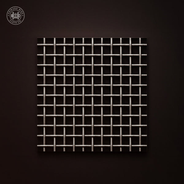 2 Mesh - .063" Wire Diameter - Plain Steel Woven Wire - 48" Wide - Howard Wire Cloth Co.