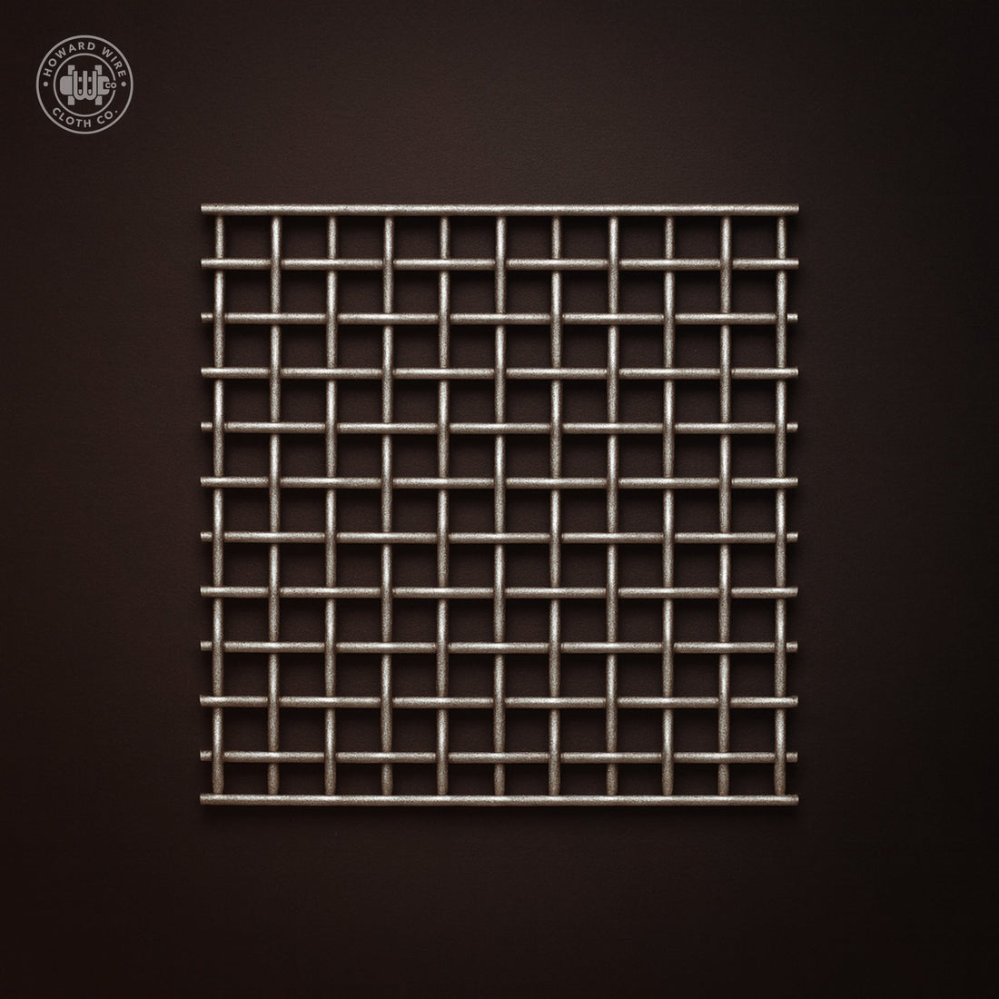 2 Mesh - .120" Wire Diameter - Plain Steel Woven Wire - 48" Wide - Howard Wire Cloth Co.