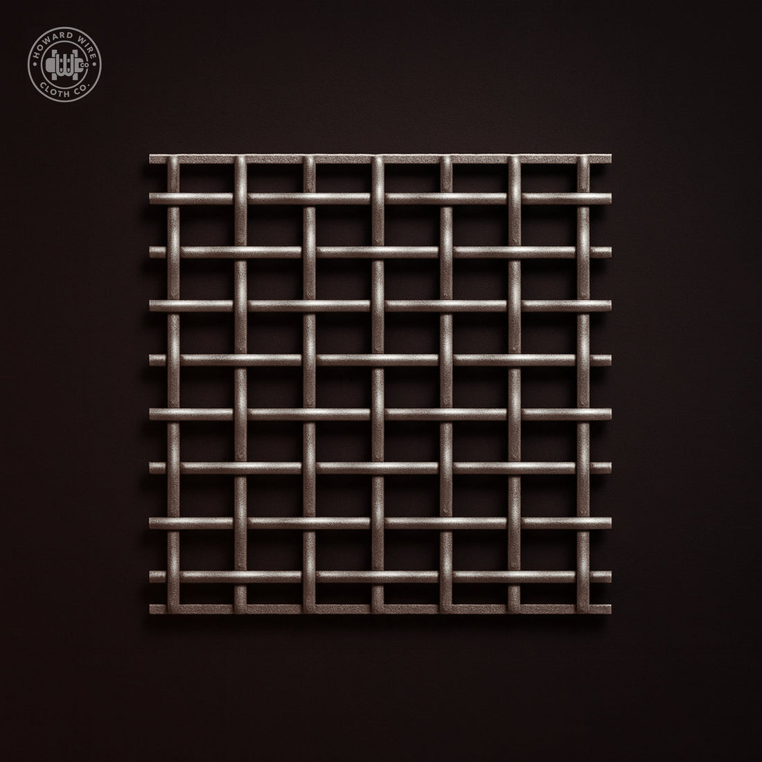2 Mesh - .135" Wire Diameter - Plain Steel Woven Wire - 36" Wide - Howard Wire Cloth Co.