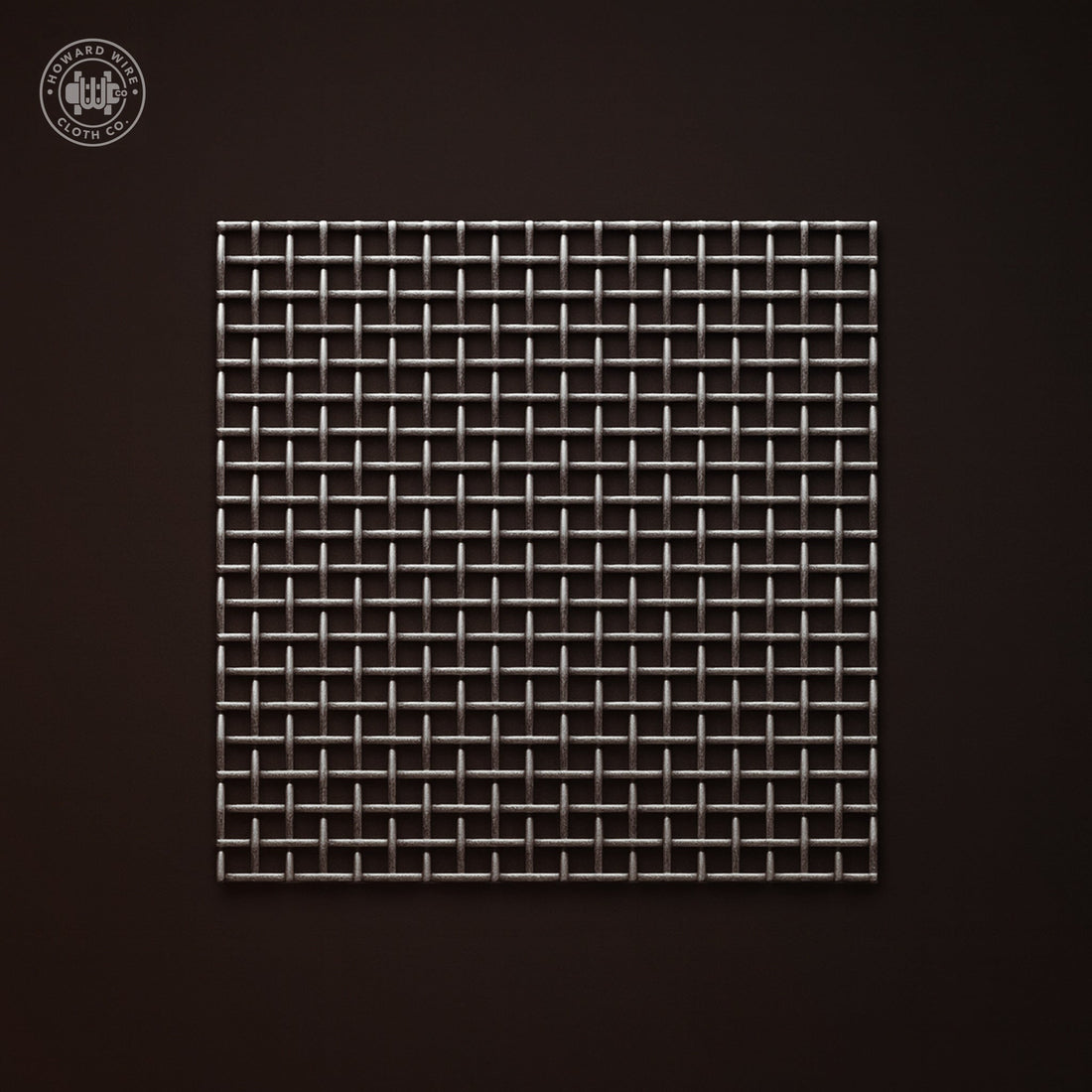 24 Mesh - .014" Wire Diameter - Plain Steel Woven Wire - 36" Wide - Howard Wire Cloth Co.