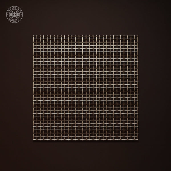 30 Mesh - .012" Wire Diameter - Plain Steel Woven Wire - 36" Wide - Howard Wire Cloth Co.