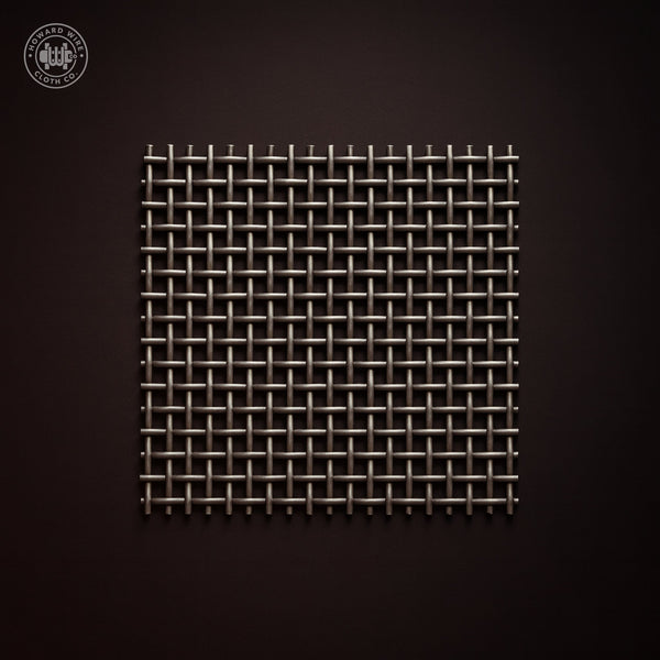 4 Mesh - .058" Wire Diameter - Plain Steel Woven Wire - 48" Wide - Howard Wire Cloth Co.