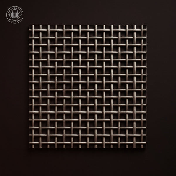 4 Mesh - .105" Wire Diameter - Plain Steel Woven Wire - 48" Wide - Howard Wire Cloth Co.