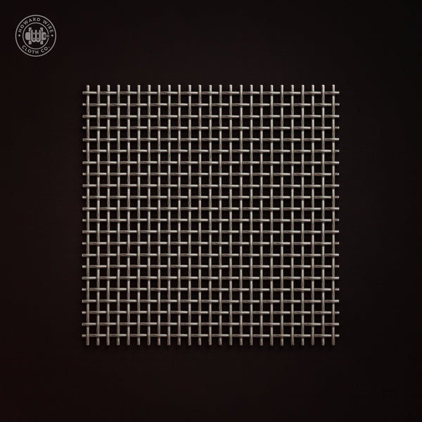 6 Mesh - .035" Wire Diameter - Plain Steel Woven Wire - 36" Wide - Howard Wire Cloth Co.