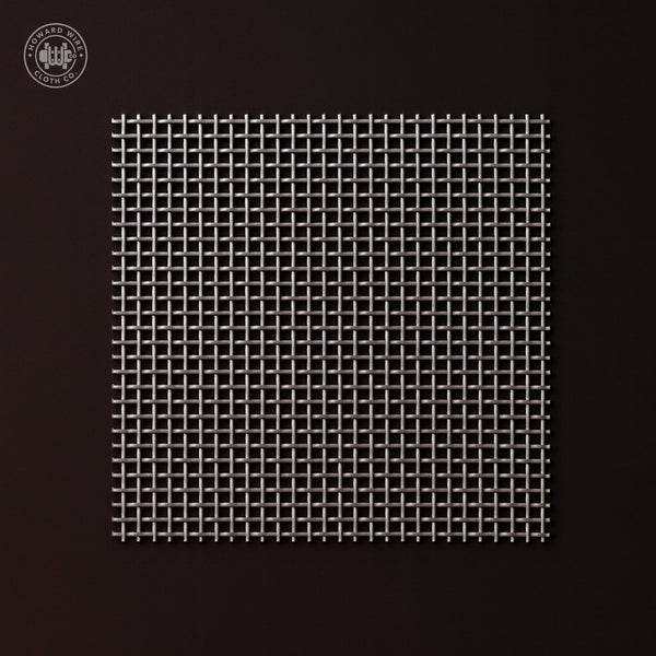 6 Mesh - .063" Wire Diameter - Plain Steel Woven Wire - 48" Wide - Howard Wire Cloth Co.