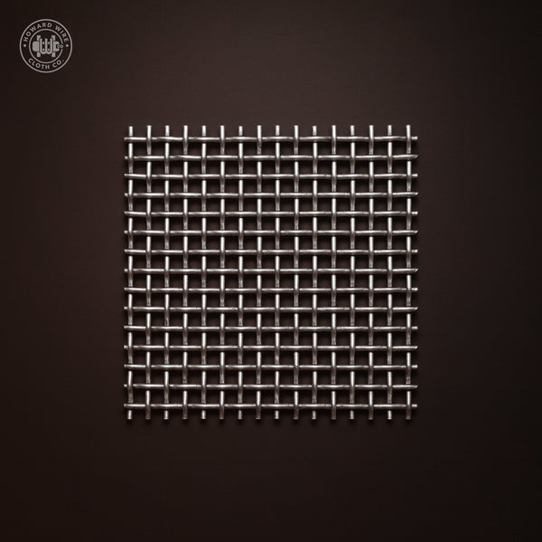 8 Mesh - .025" Wire Diameter - Plain Steel Woven Wire - 36" Wide - Howard Wire Cloth Co.