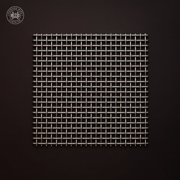 8 Mesh - .047" Wire Diameter - Plain Steel Woven Wire - 48" Wide - Howard Wire Cloth Co.