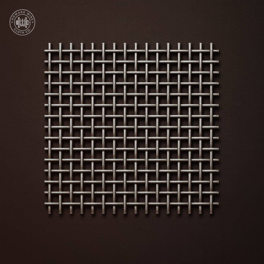 3/16" Mesh - .105" Wire Diameter - Plain Steel Crimped Woven Wire - 48" Wide - Howard Wire Cloth Co.