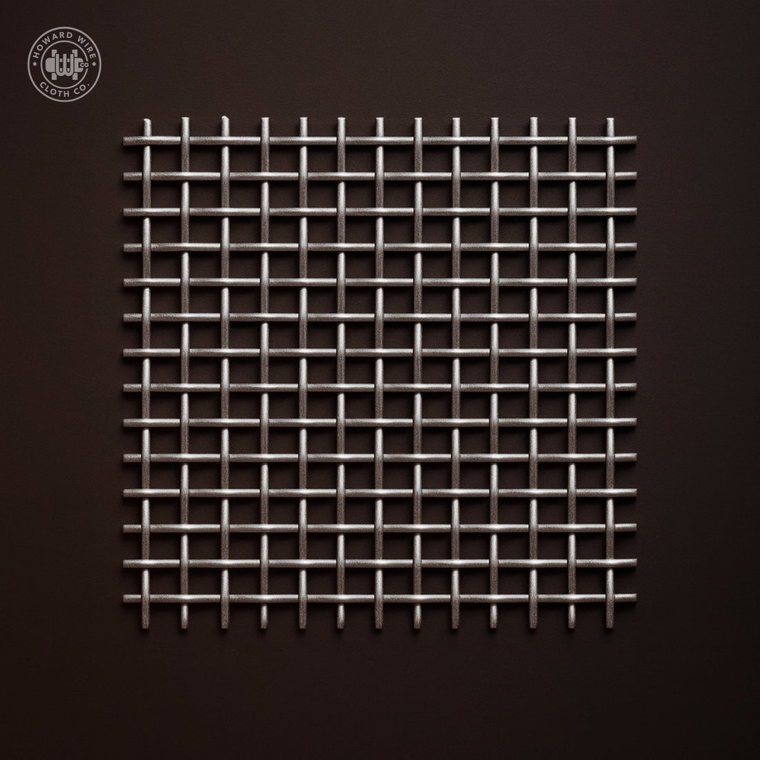 7/32" Mesh - .080" Wire Diameter - Plain Steel Crimped Woven Wire - 48" Wide - Howard Wire Cloth Co.