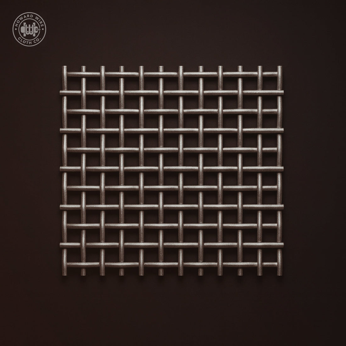 1/4" Mesh - .135" Wire Diameter - Plain Steel Crimped Woven Wire - Howard Wire Cloth Co.