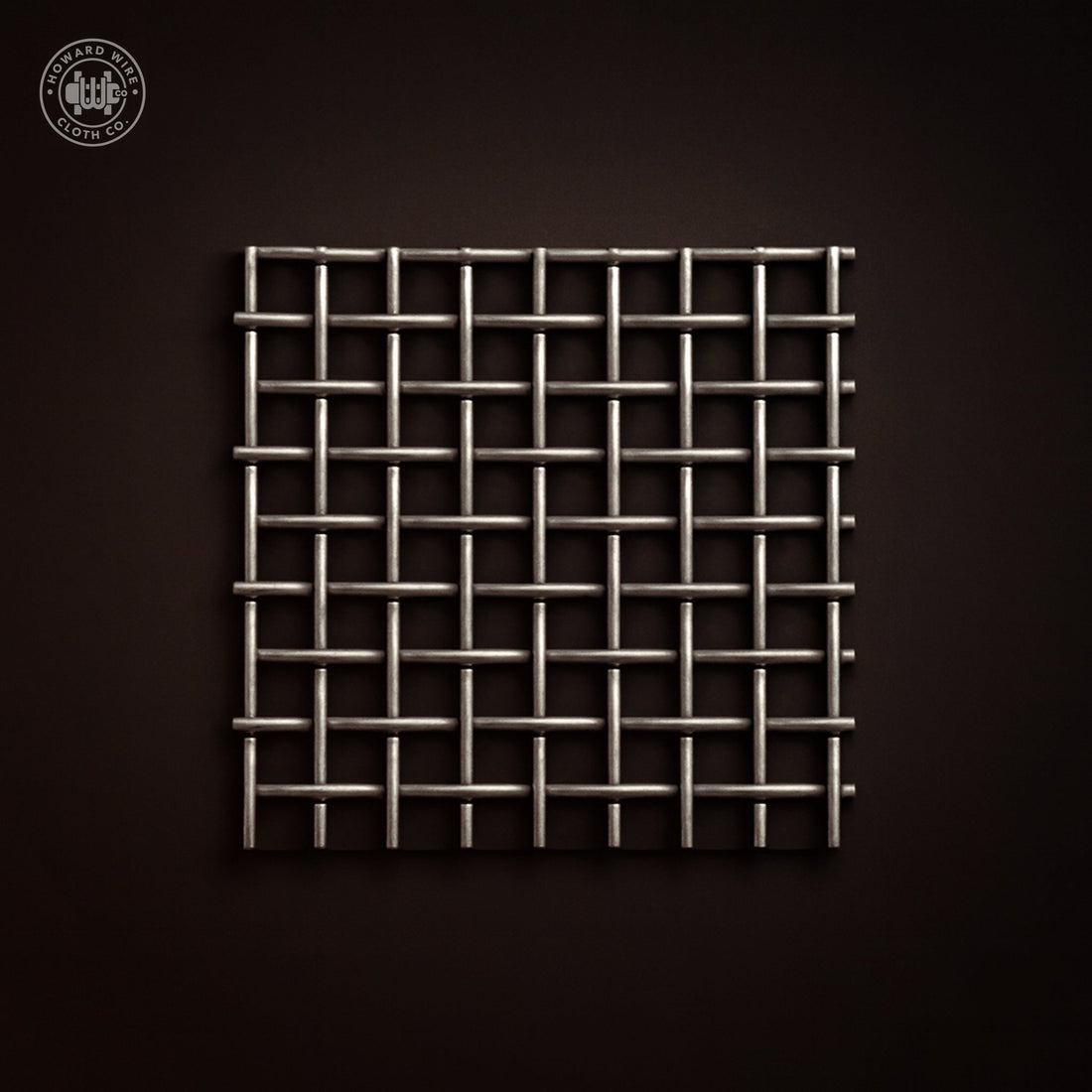 3/8" Mesh - .080" Wire Diameter - Plain Steel Woven Wire - 48" Wide - Howard Wire Cloth Co.