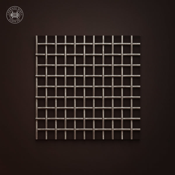 3/8" Mesh - .120" Wire Diameter - Plain Steel Crimped Woven Wire - Howard Wire Cloth Co.