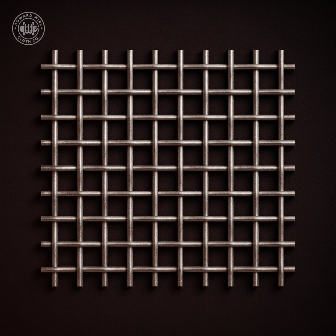 3/8" Mesh - .162" Wire Diameter - Plain Steel Crimped Woven Wire - 48" Wide - Howard Wire Cloth Co.