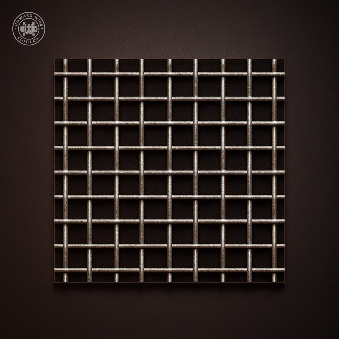 2 Mesh - .080" Wire Diameter - Plain Steel Woven Wire - 36" Wide - Howard Wire Cloth Co.