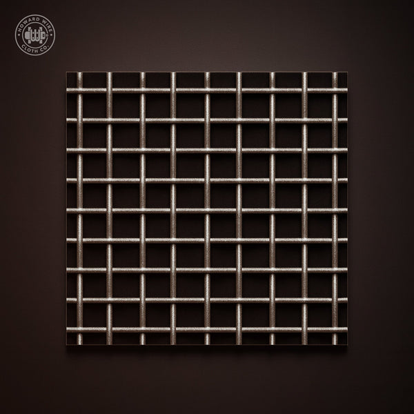 2 Mesh - .080" Wire Diameter - Plain Steel Woven Wire - 36" Wide - Howard Wire Cloth Co.
