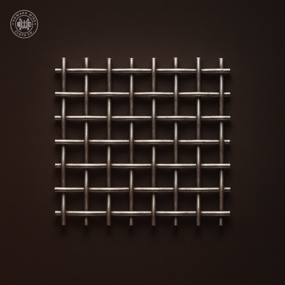 1/2" Mesh - .120" Wire Diameter - Plain Steel Crimped Woven Wire - Howard Wire Cloth Co.