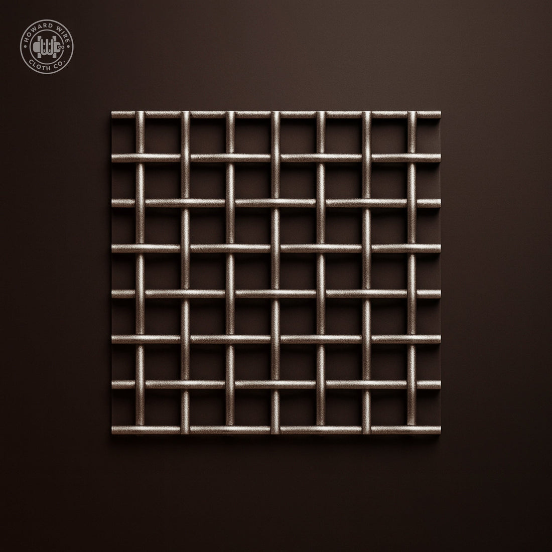 5/8" Mesh - .135" Wire Diameter - Plain Steel Woven Wire - 48" Wide - Howard Wire Cloth Co.