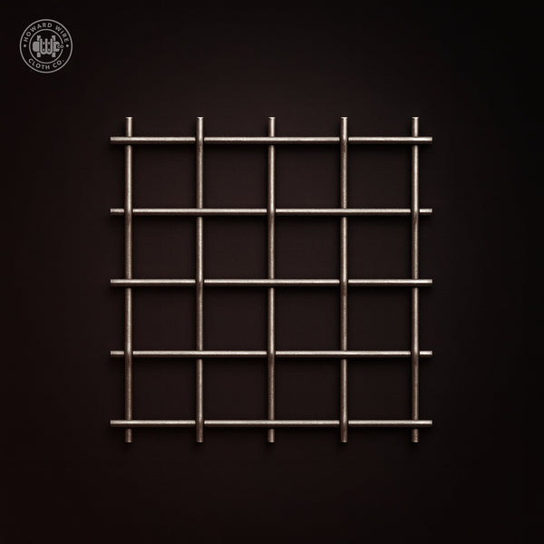 Plain Steel · Woven Wire Mesh · 4" · EU4"250N-12 - Howard Wire Cloth Co.