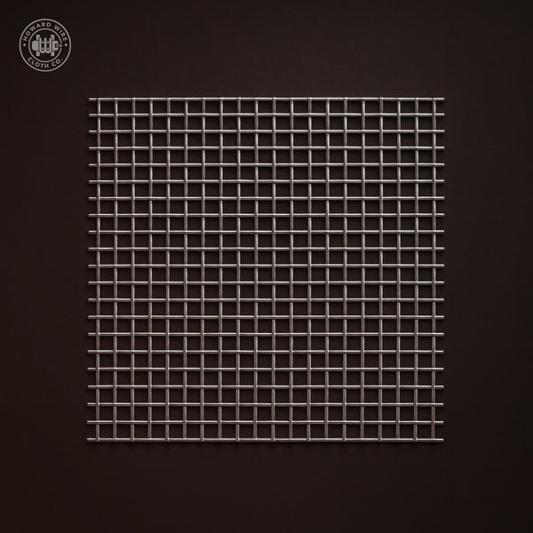 4 Mesh - .063" Wire Diameter - 316L Stainless Steel Woven Wire - 48" Wide - Howard Wire Cloth Co.