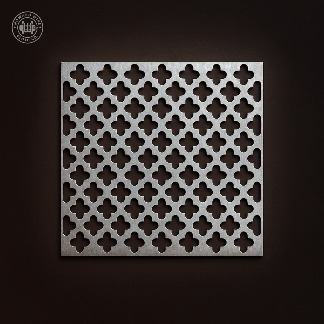 R-20 Grecian Pattern - Aluminum Decorative Perforated - 36" x 120" Sheet - Howard Wire Cloth Co.