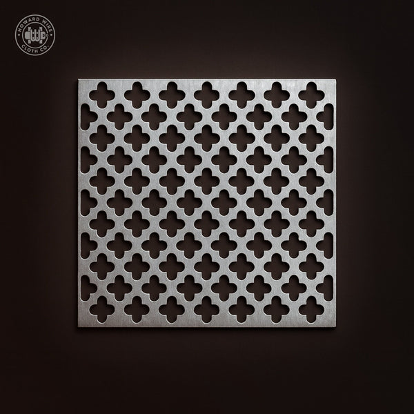 R-20 Grecian Pattern - Aluminum Decorative Perforated - 36" x 120" Sheet - Howard Wire Cloth Co.