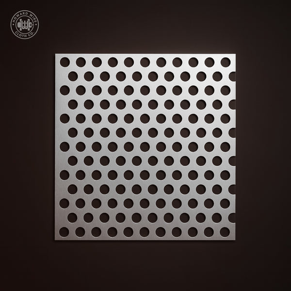 3/32" Hole on 5/32" Staggered - .060" Thick - Aluminum Perforated - Howard Wire Cloth Co.