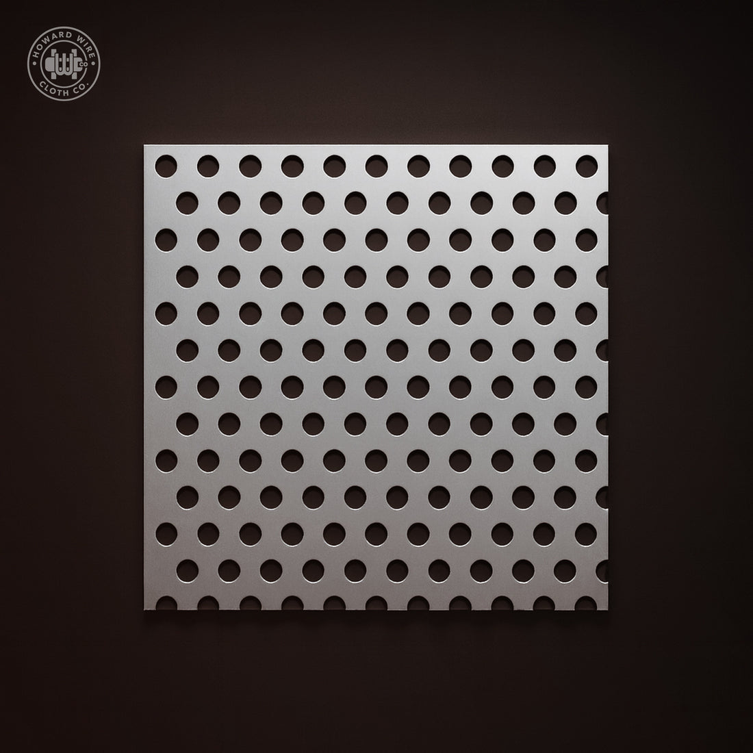 3/64" Hole on 3/32" Staggered - 24 Gauge - Stainless Steel Type 304 Perforated - 36" x 120" Sheet - Howard Wire Cloth Co.