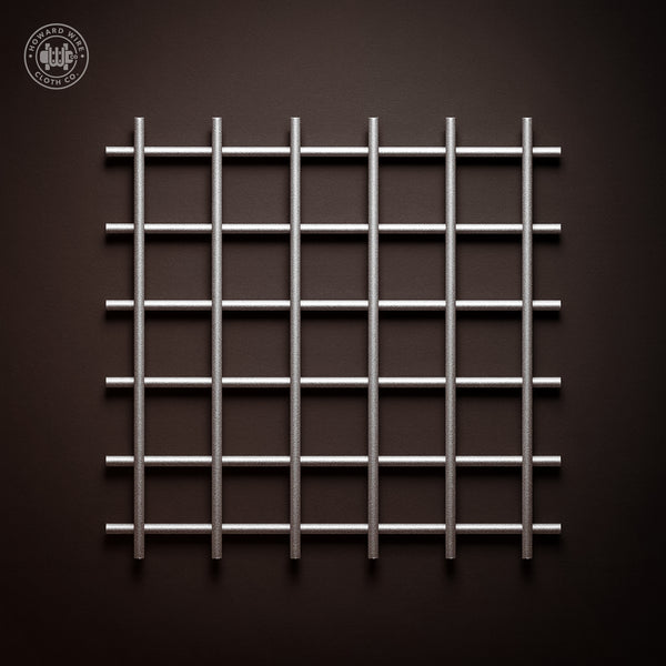 3" x 3" Mesh - .250" Wire Diameter - Plain Steel Welded Wire - Howard Wire Cloth Co.