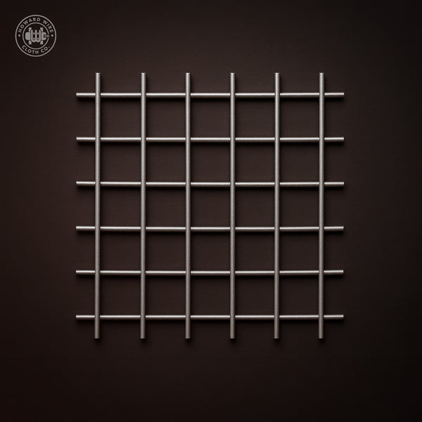 4" x 4" Mesh - .192" Wire Diameter - Plain Steel Welded Wire - 84" x 20 FT Sheet - Howard Wire Cloth Co.