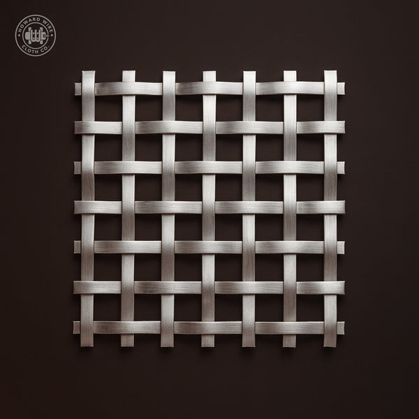 1" Mesh - .135" Wire Diameter - Crimped Woven Wire - 48" Wide - Howard Wire Cloth Co.