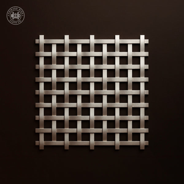 304 Stainless Steel - Woven Wire Mesh - .192" Wire - KU2.192 - Howard Wire Cloth Co.